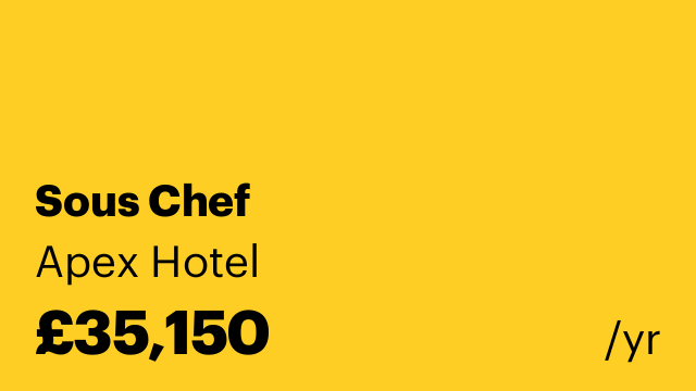Sous Chef