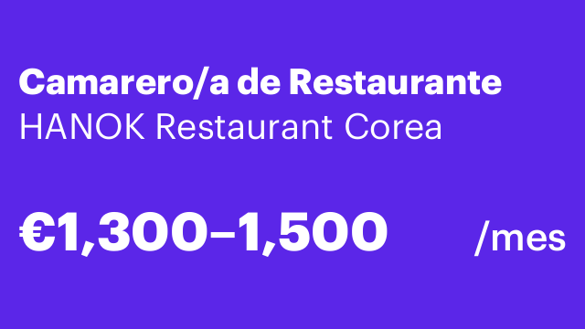Camarero/a de Restaurante