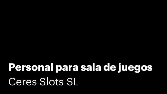 Personal para sala de juegos