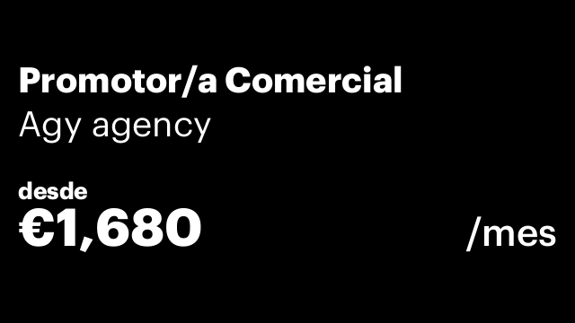 Promotor/a Comercial