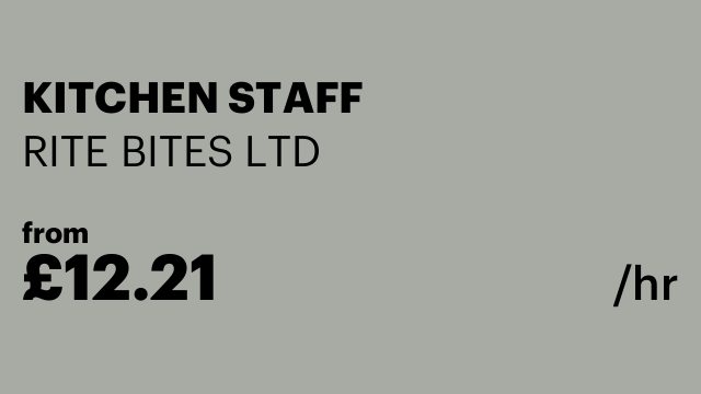 KITCHEN STAFF