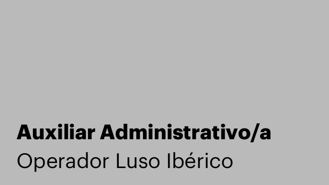 Auxiliar Administrativo/a