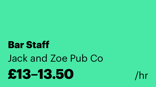 Bar Staff