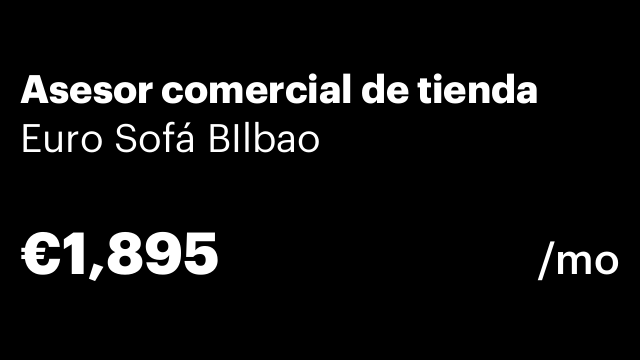 Asesor comercial de tienda
