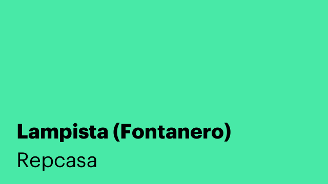 Lampista (Fontanero)