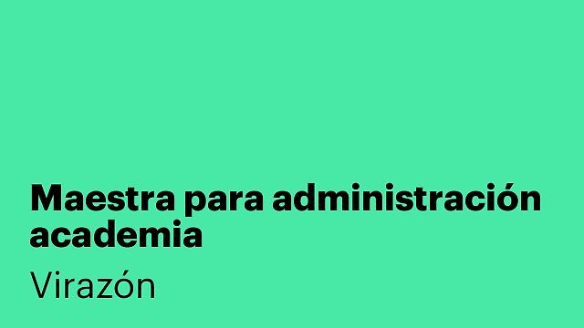 Maestra para administración academia