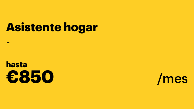 Asistente hogar