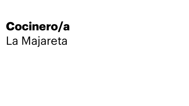 Cocinero/a