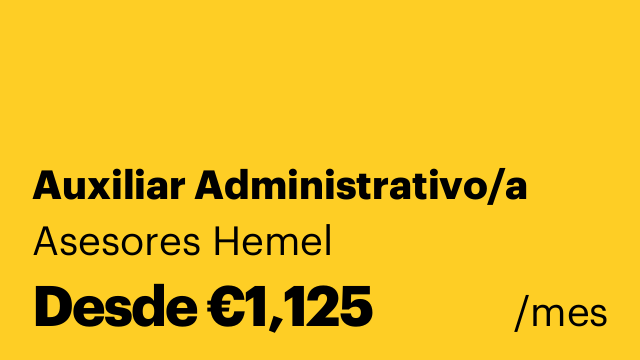 Auxiliar Administrativo/a