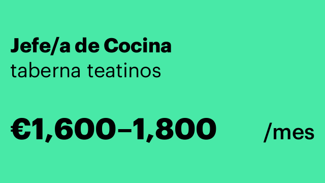 Jefe/a de Cocina