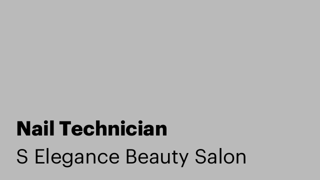 Nail Technician