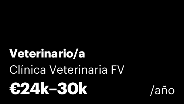 Veterinario/a