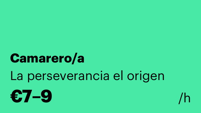 Camarero/a