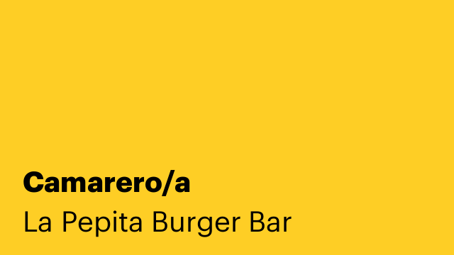 Camarero/a