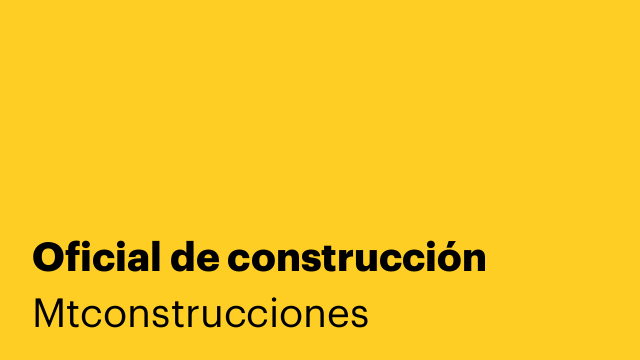 Oficial de construcción