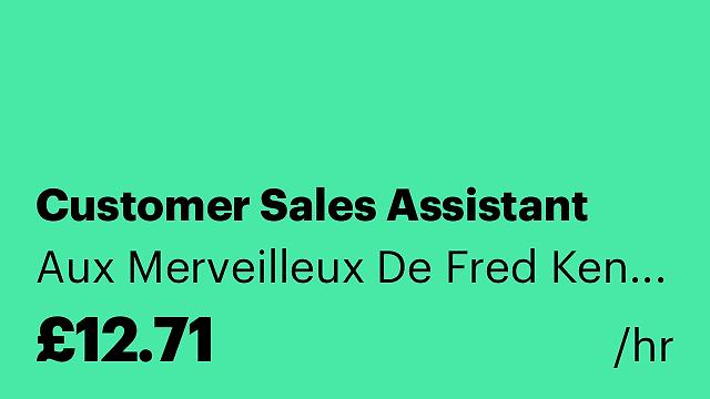 Customer Sales Assistant