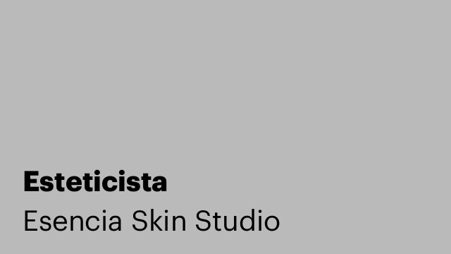 Esteticista