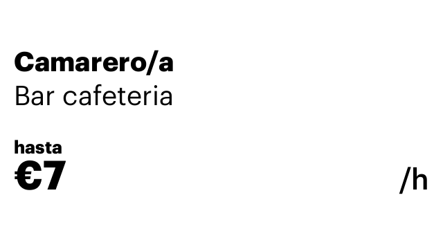 Camarero/a