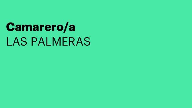 Camarero/a
