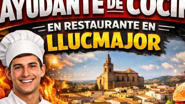 Ayudante de cocina llucmajor pueblo