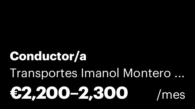 Conductor/a