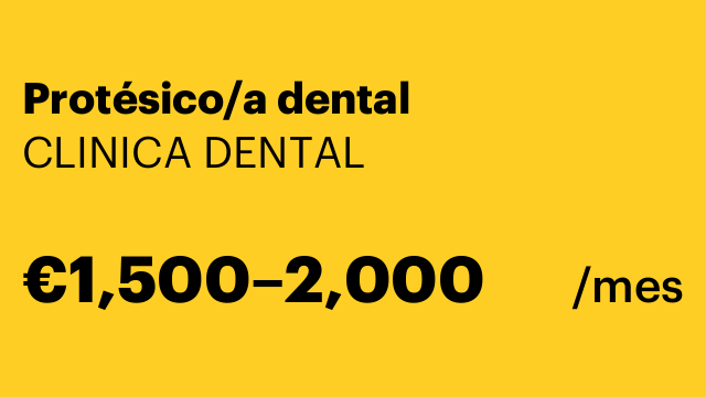 Protésico/a dental