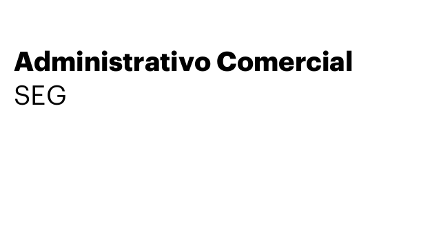 Administrativo Comercial