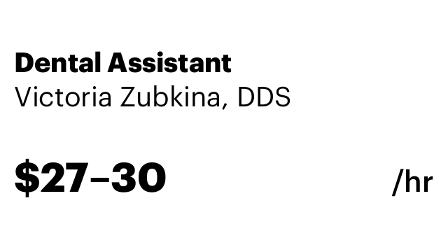 Dental Assistant