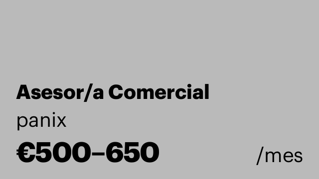 Asesor/a Comercial