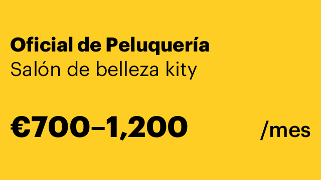 Oficial de Peluquería
