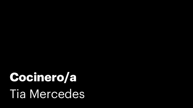 Cocinero/a