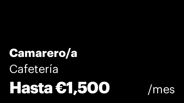 Camarero/a