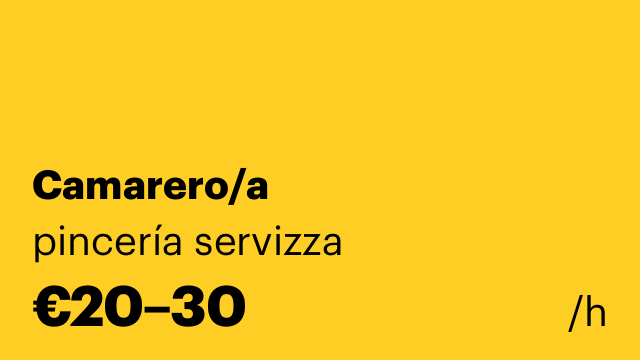 Camarero/a