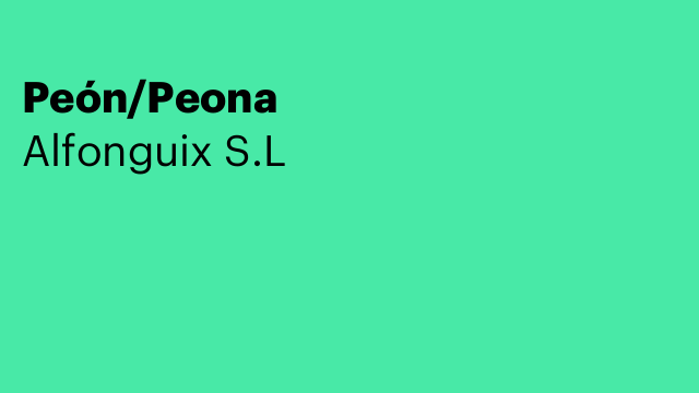 Peón/Peona