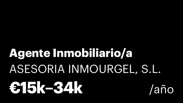 Agente Inmobiliario/a