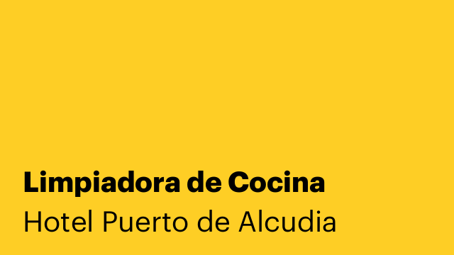 Limpiadora de Cocina