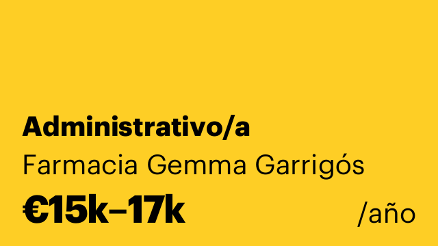 Administrativo/a
