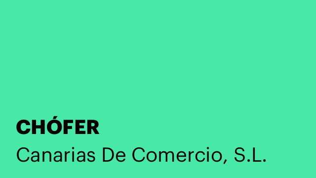 CHÓFER