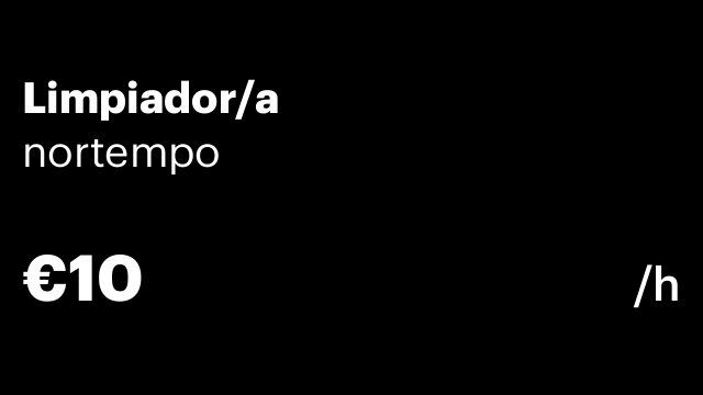 Limpiador/a