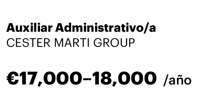 Auxiliar Administrativo/a