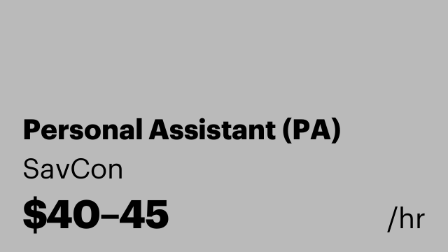 Personal Assistant (PA)