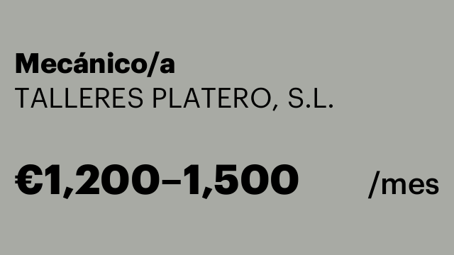 Mecánico/a