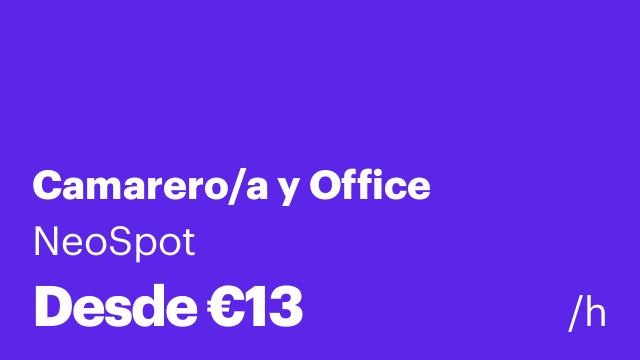 Camarero/a y Office