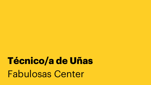 Técnico/a de Uñas