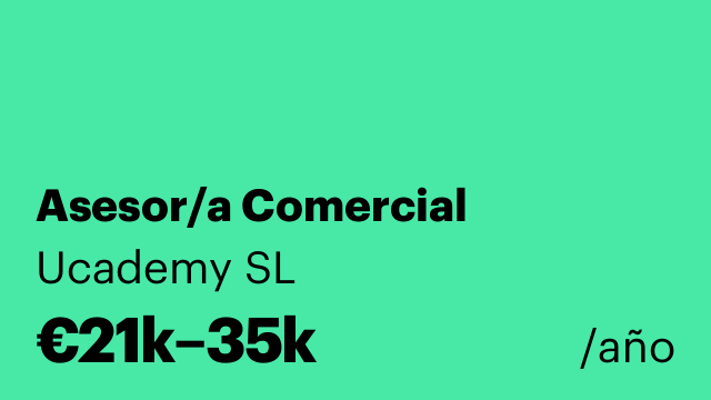 Asesor/a Comercial