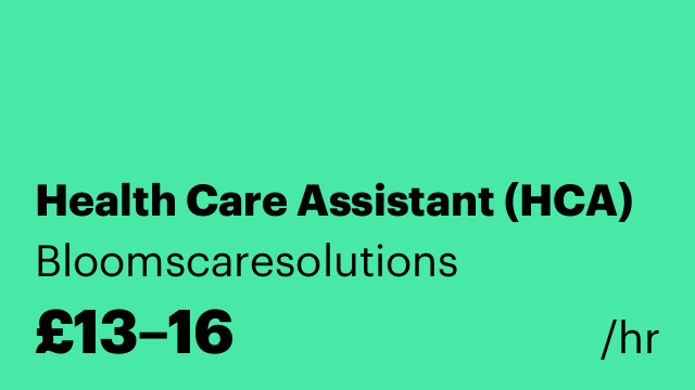 Health Care Assistant (HCA)