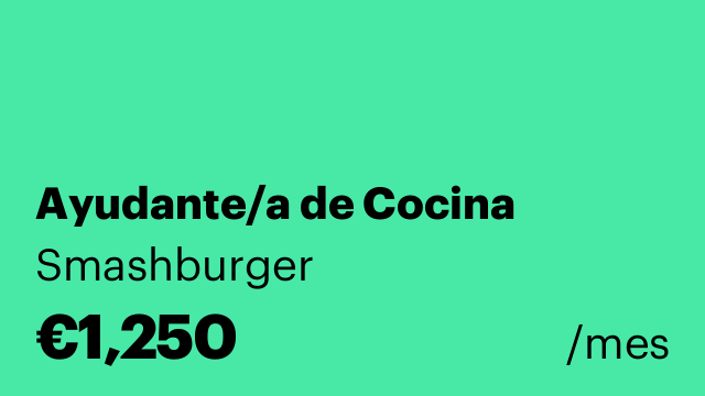 Ayudante/a de Cocina