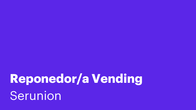Reponedor/a Vending
