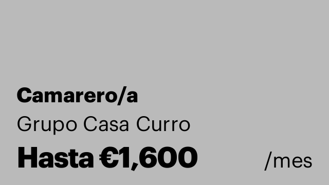 Camarero/a