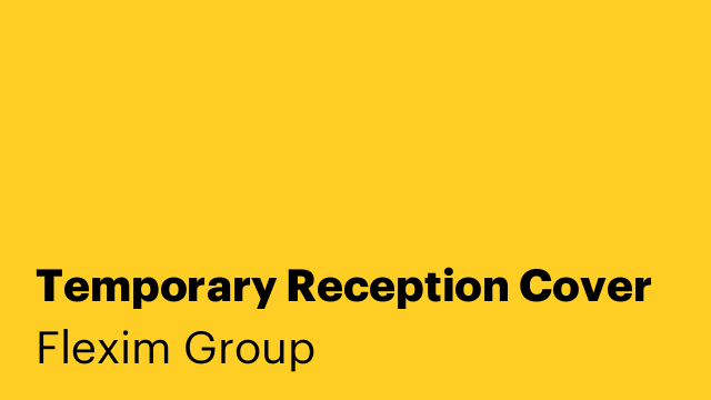 Temporary Reception Cover